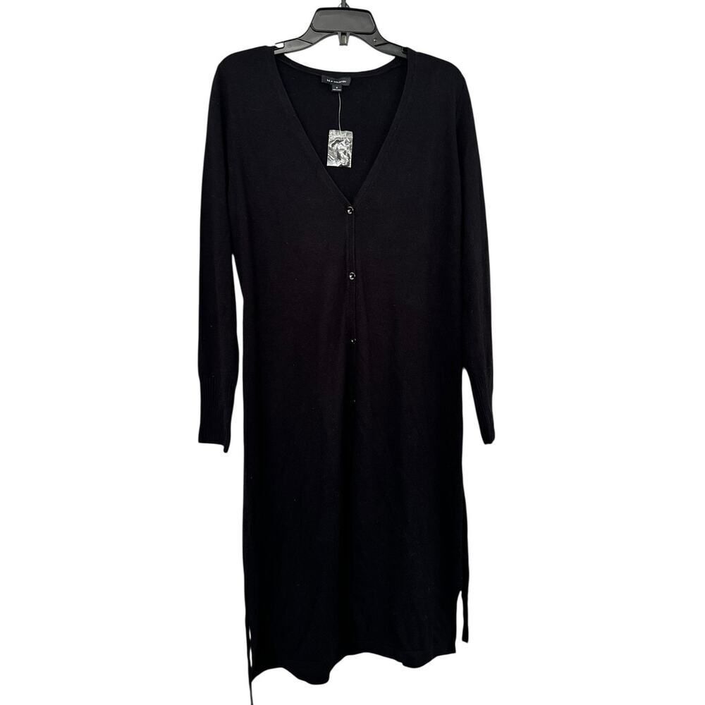 H by Halston Button Front Rib Cardigan - Size S - NWT - Picture 3 of 3